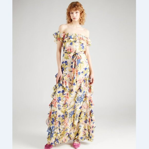 Lauren Ralph Lauren Dresses & Skirts - Lauren Ralph Lauren Floral Off-Shoulder Maxi Dress